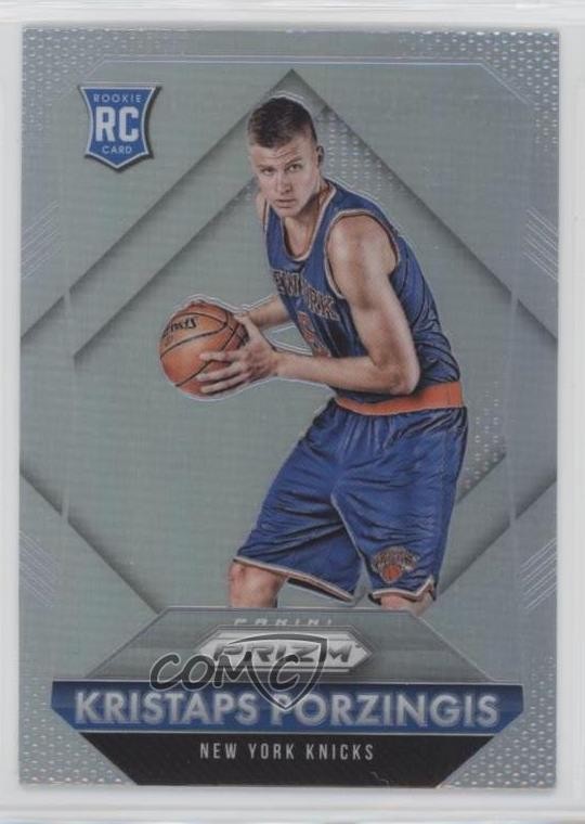 2015-16 Panini Prizm Rookies Silver Kristaps Porzingis #348 Rookie RC 0o69