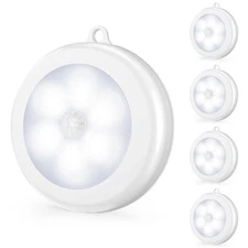Mlambert 4 Pack Motion Sensor LED Night Light, 4 Count(Pack of 1), Cool White