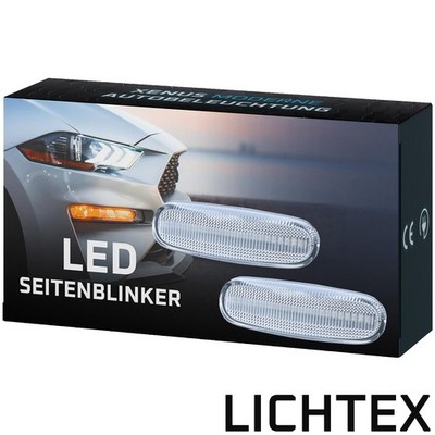 LED Blinker Umrüst-Set für Abarth Citroen Fiat Ford Lancia Peugeot clear klar