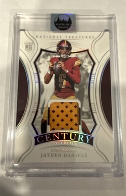 2024 Panini National Treasures - Jayden Daniels #CM-JDS Century Materials #16/25