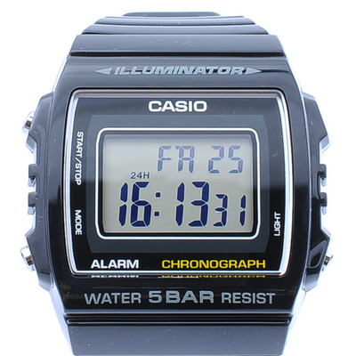 [Brandneu] Casio W-215H-1AJH Schwarzlicht Herren Standard Digital Armbanduhr