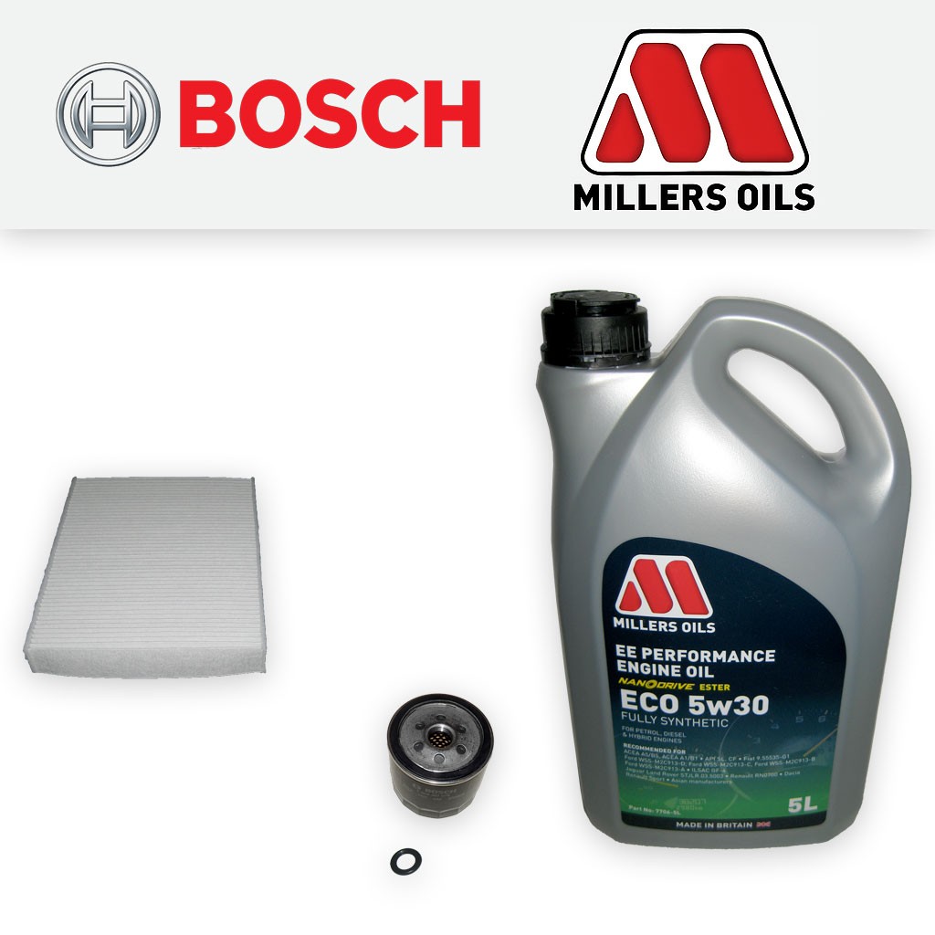 SERVICE KIT for FORD FIESTA MK6 1.4 16V OIL CABIN FILTERS +NANO OIL (2002-2008)