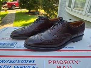 NIB Vintage Allen Edmonds Custom Made Black Cordovan Shell Becker 12EEE Black Shell Cordovan | eBay main image 4
