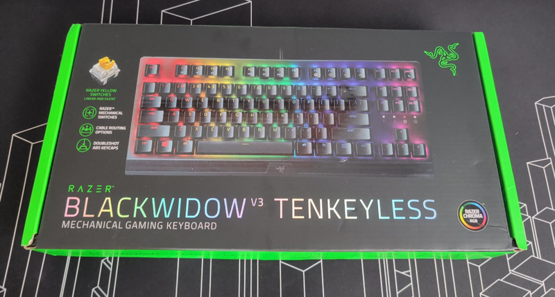Razer BlackWidow V3 TKL Mechanical Gaming Keyboard Spanish Layout - BARELY USED