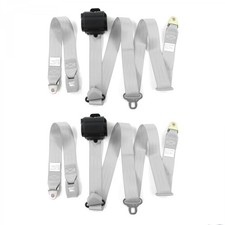 Jp Cherokee 1974 - 1983 Standard 3pt Gg Retract Bucket Seat Belt Kit-2 Belts