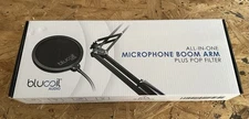 Blucoil Audio All-In-One Microphone Boom Arm Plus Pop Filter