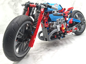 LEGO Technic Street Motorcycle 42036 Retired Set - No Instruction Book, READ