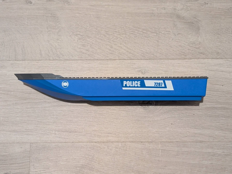 Lego City Police Boat 7287 Hull Only With Decal Stickers - Image 2 of 4