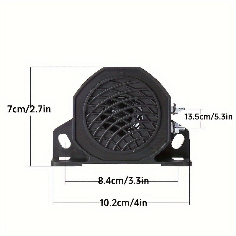 Heavy Duty 110dB Backup Beeper - Universal 12-24V DC Truck Warning Horn Loud New