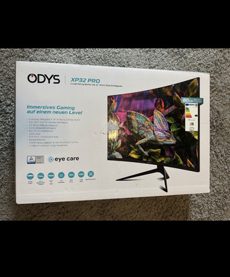 ODYS XP32 PRO 32 Zoll WQHD Curved Gaming-Monitor - Schwarz