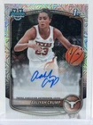 2025-26 Bowman Chrome U Aaliyah Crump Mojo Refractor Auto 1st - Texas