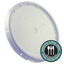 Leaktite 1044600 Bucket Lid, HDPE, White