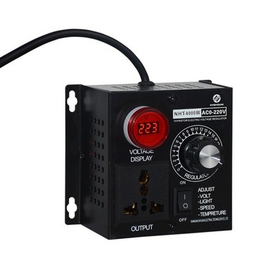 AC 110-220V 4000W Voltage Regulator Speed Motor Fan Dimmer Variable Controller