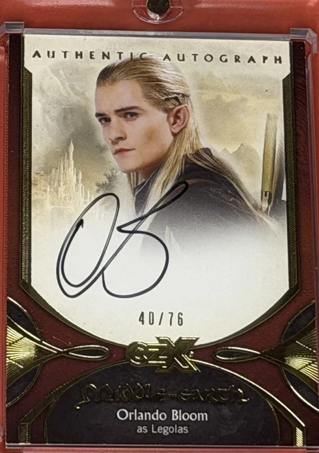 Middle Earth Orlando Bloom Auto /76