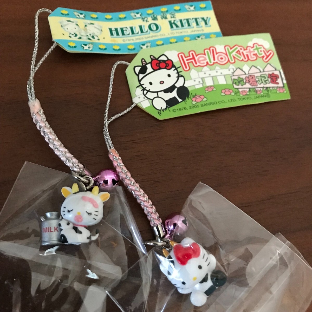 Diesel ネックレスcocoku Hello kitty Vintage Keychain charm Baby cow in ranch Set of