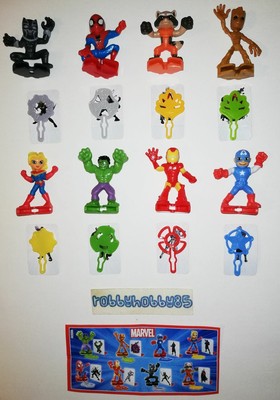 DV582 Russia 8 BPZ Marvel Avengers Kinder Surprise 2020 complete set DV575
