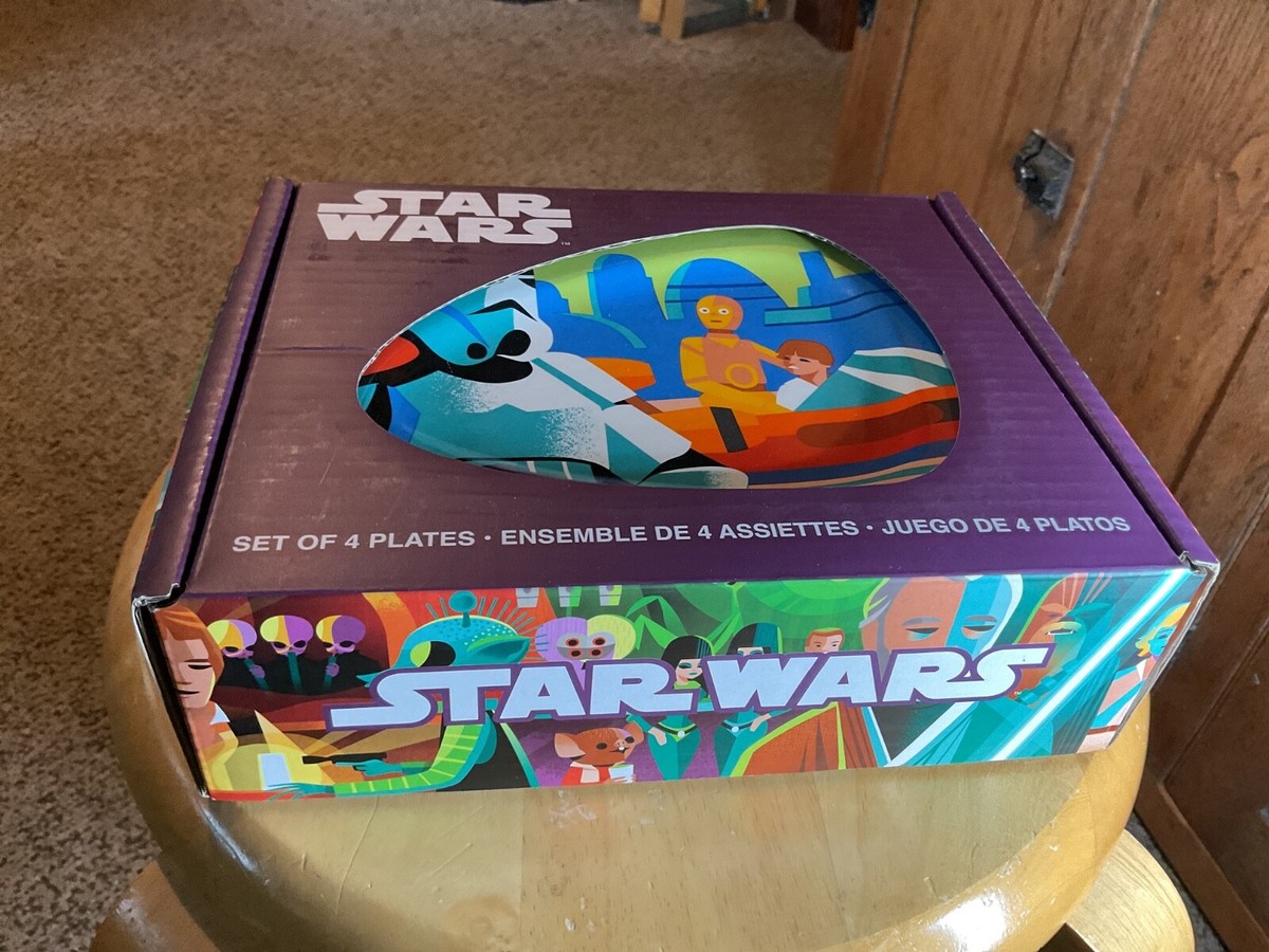 Disney Star Wars Plates Set of 4 Jeff Granito Mos Eisley Cantina