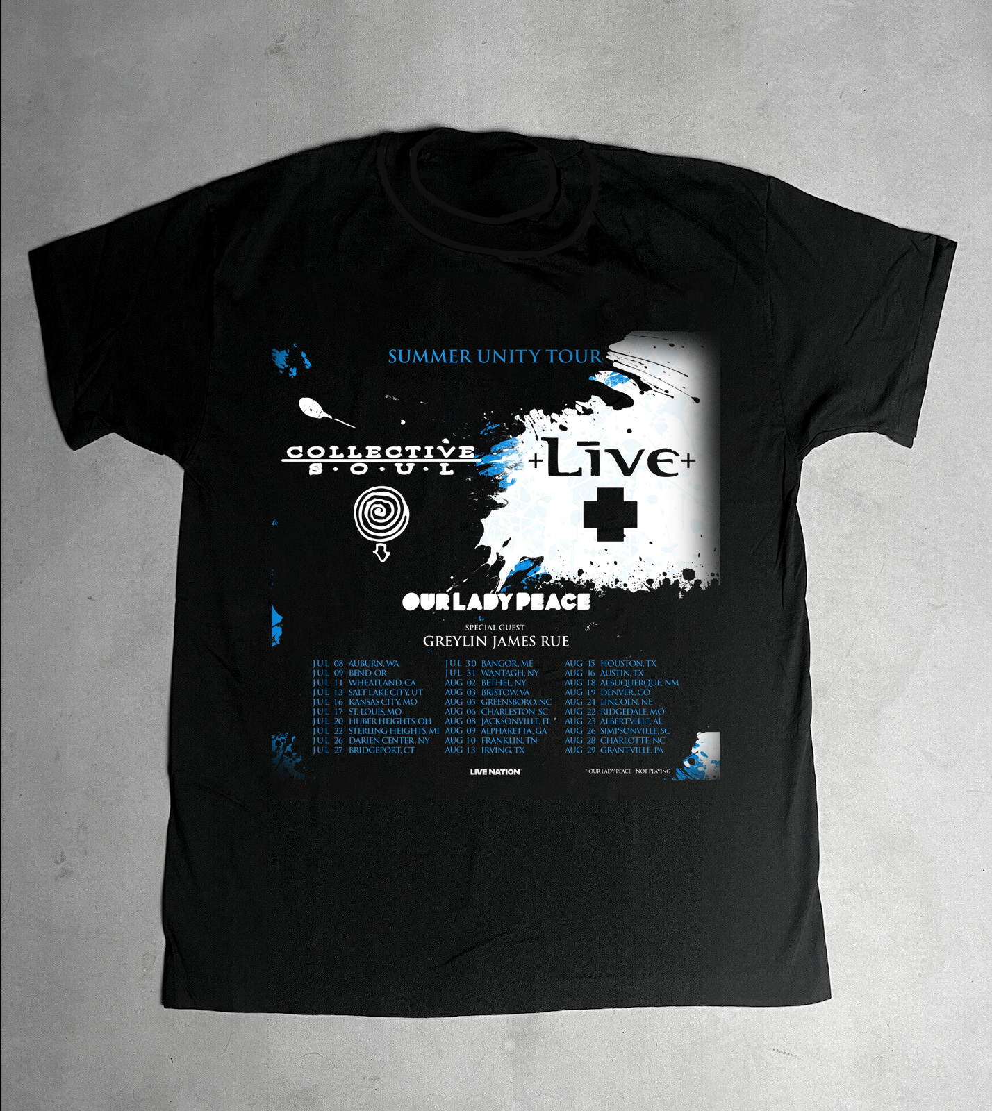 Collective Soul 2025 Tour Band T-Shirt Gift for Fans Sizes S to 5XL QT381