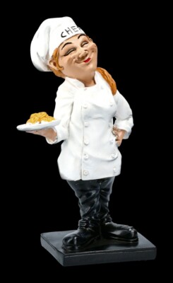 Funny Job Figur - Pasta Köchin - Warren Stratford lustige Köchin Deko 