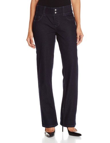 Waist Smoother Straight-Leg Jean Rinse 