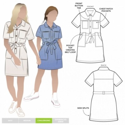 Stil Bogen Stil Bogen Schnittmuster Kinder Halb Kleid Kinder, Jugendliche Alter 8-16