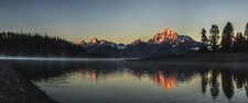 Landscape mountains nature water Custom Gaming Mat Desk