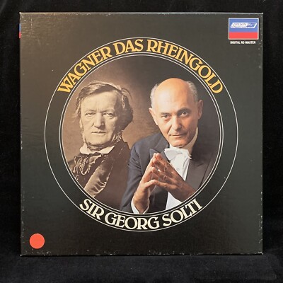 WAGNER Das Rheingold - GEORG SOLTI, Vienna - LONDON Dig. RM - ST 3LP BOX (TAS)