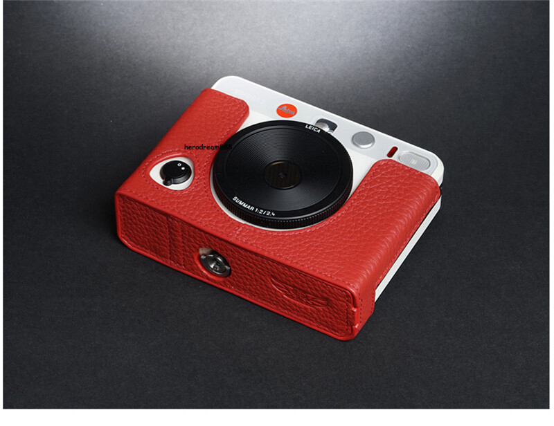 NEW Half Case For Leica Sofort 2 Genuine Leather Camera Cover Insert TP Handmade