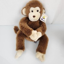 Vintage Brown Orangutan Plush Monkey Gorilla A A AURORA Stuffed Animal APE NEW