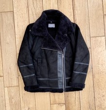 Byoung Black Aviator Jacket Size 36