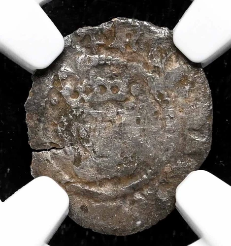 ENGLAND. Henry VI. 1422-1461. Silver Halfpenny, S-1928, NGC Fine Details