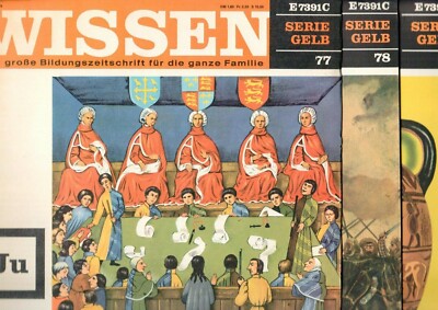 WISSEN - Serie Gelb Nr. 77 + 78 + 79 / 1970 - Zeitschrift Bildung - H-7000