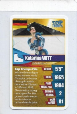 Carte De Vœux Ou Collection Vandystadt - Katarina Witt - Sports D'hiver