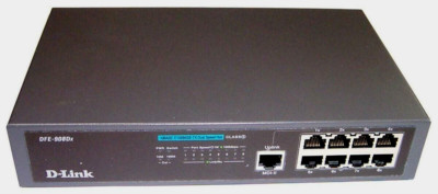 D-LINK DFE-908Dx Ethernet Hub Network LAN 8 Port 10/100Mbps 8-Port