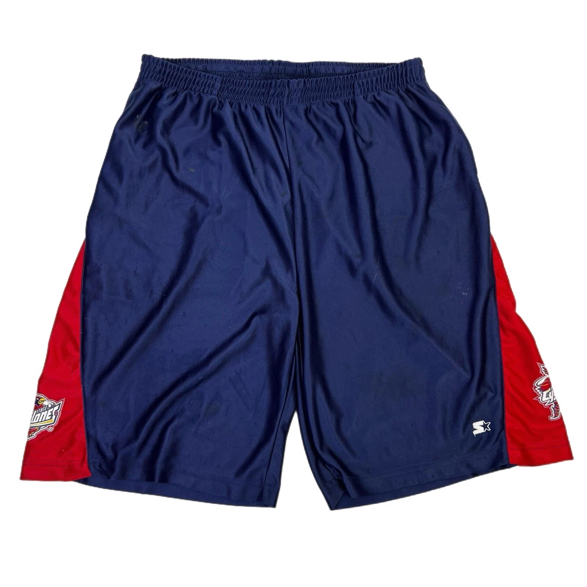 Short De Basket Réversible Starter Vintage - Homme Taille L - Orange Et Gris