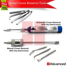 Dental Crown Remover Bridge Removal With Attachments Restoration Instruments 