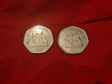 Gibraltar 50p Fifty Pence Capture of Gibraltar 1704 QEII 