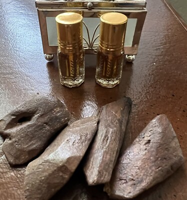 2 Bottles MUKHALLAT OUDH MECCA  ARABIAN   OIL 6ML Pure Oudh and Beautiful Smell.