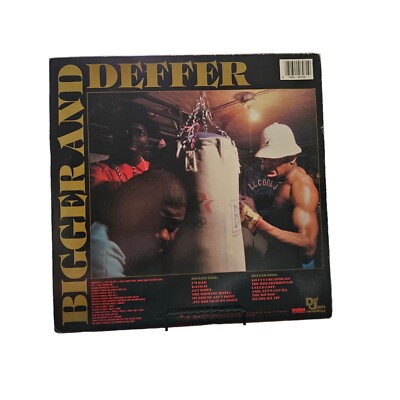 L.L.Cool J Bigger And Deffer LP Vinyl Record VG+ Def Jam Hype