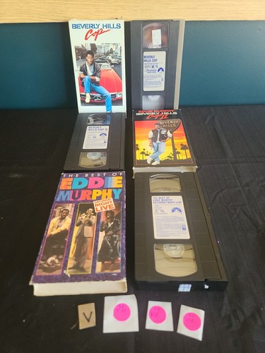 Beverly Hills Cop 1 ~2 ~ The Best Of Eddie Murphy Saturday Night Live 3 Tape Lot - Picture 15 of 15