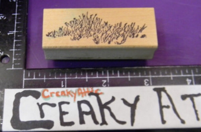GRASS MOUND SCENE SHORT RUBBER STAMP ANN-TICIPATIONS CREAKYATTIC