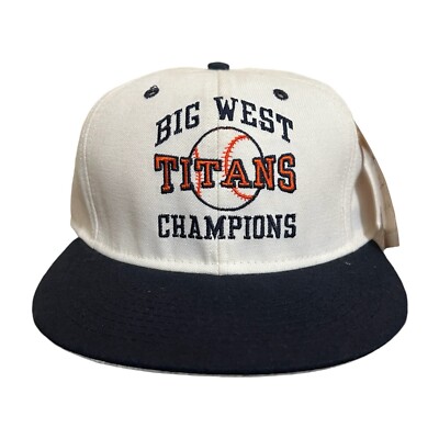 Vintage Cal State Fullerton Titans Baseball Big West Champions Snapback