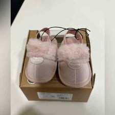 NWT BEARPAW baby girl slippers 0-6M Size 1