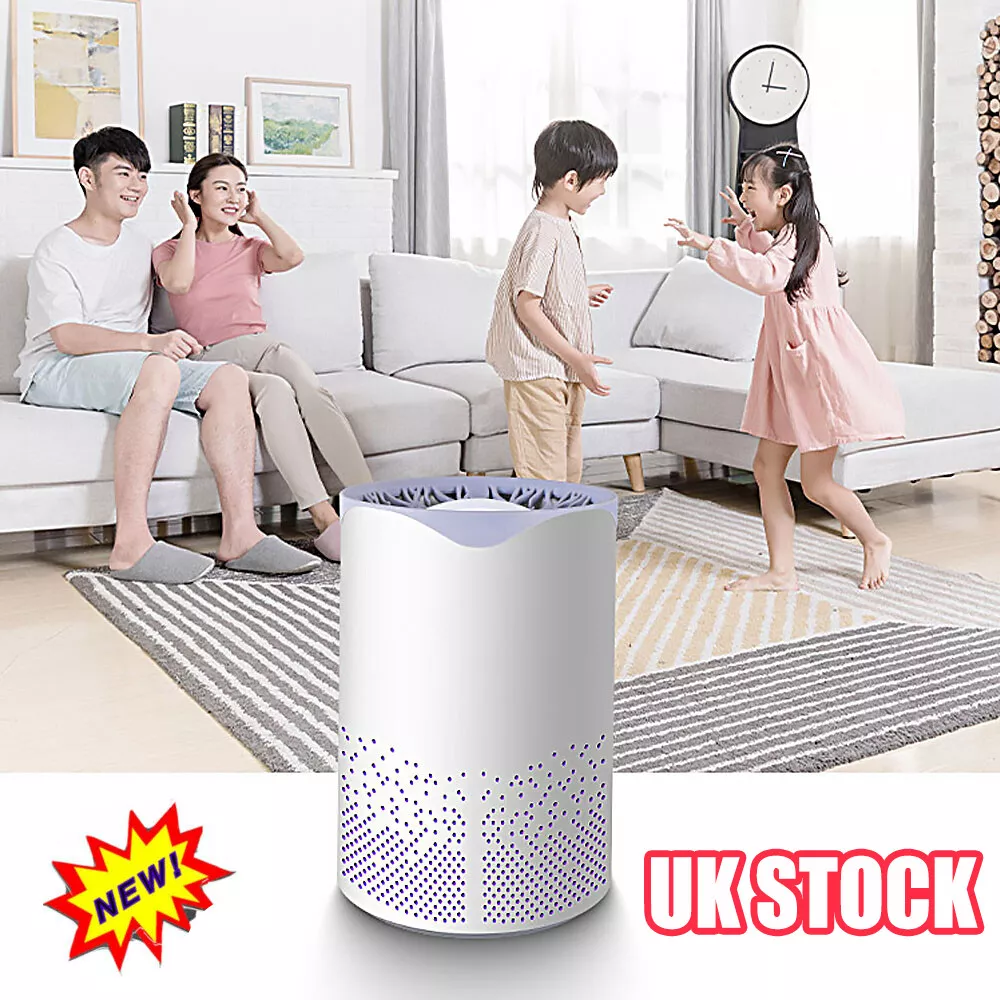 USB Air Purifier UV Sanitize Portable HEPA Filter Home Cleaner