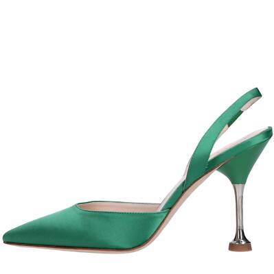 LT419T SATIN neckline LELLA BALDI women green Amu03_lell