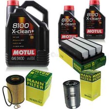 MOTUL 7 L 5W-30 MOTOR-ÖL+MANN-FILTER für Hyundai Santa Fé II CM 2.2 CRDi GLS