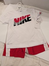 NWT Nike Boys 2 Piece Dri-Fit Short Set Size 7