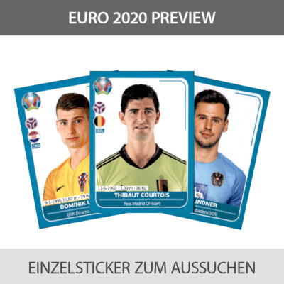 Panini EURO 2020 PREVIEW Einzelsticker AUT-FIN zum aussuchen/to choose