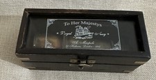 Vintage Telescope To Her Majesty Royal Navy A. Maspoli London 1915 in Wooden Box