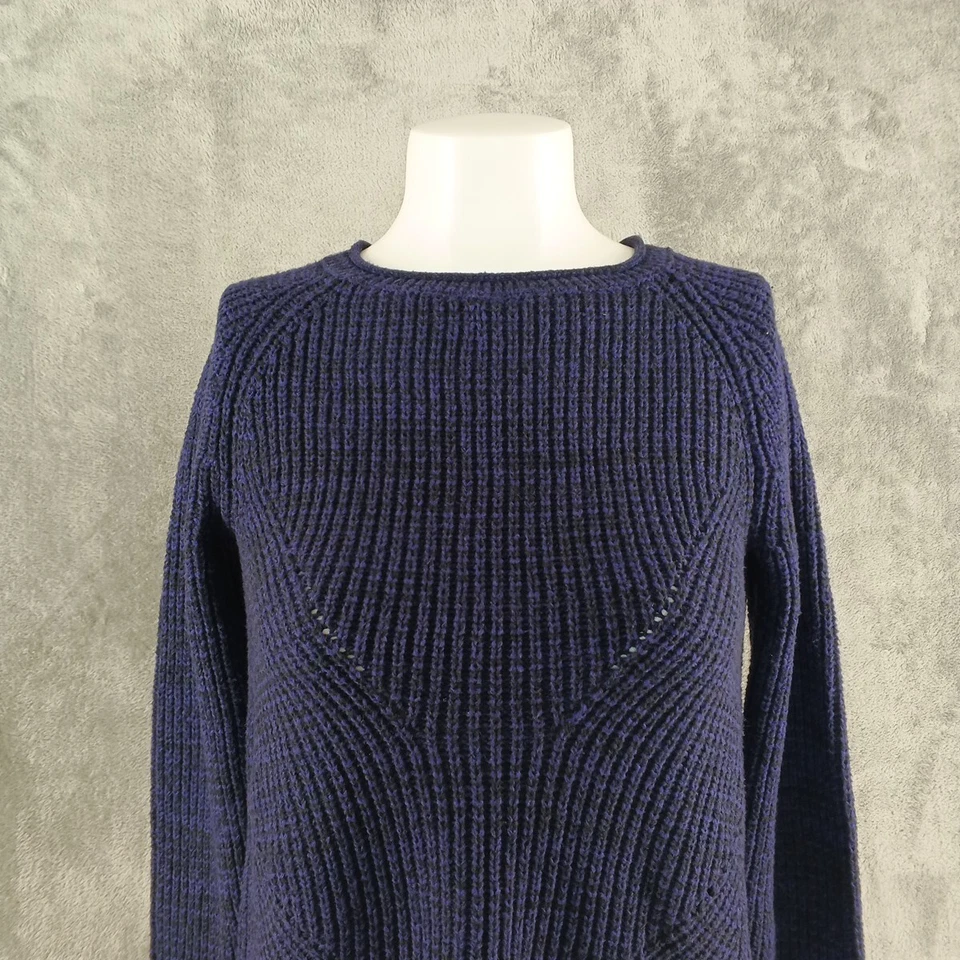 Новый с Ярлыками Style & Co осени зимы свитер маленький резинке пуловер твердого фиолетовый повседневный - Изображение 2 из 4